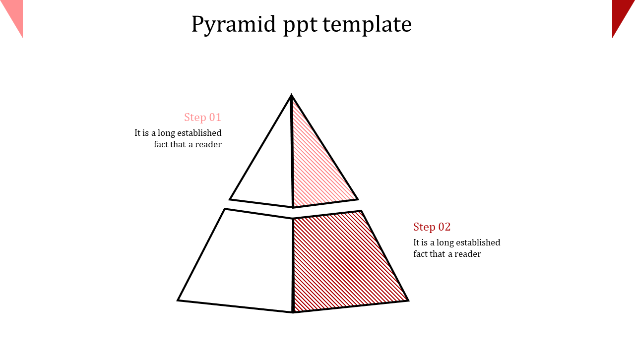 pyramid ppt template-pyramid ppt template-2-red